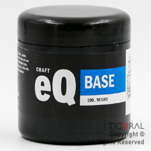 BASE ACRILICA EQ 100 NEGRO 200 CC X 3 UNIDADES